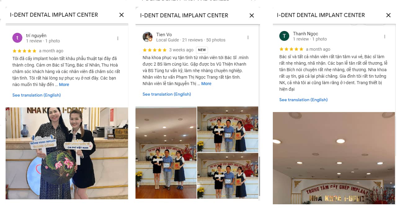 Hình: review trồng răng implant I-DENT